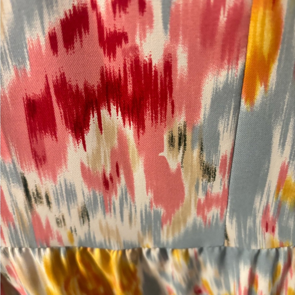 Pinch Multicolor Patterned Blouse - Picture 4 of 4